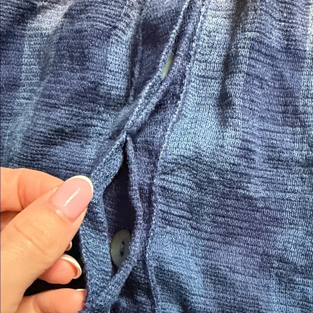 Free People Blue Plaid Sleeveless Top - Picture 3 of 10